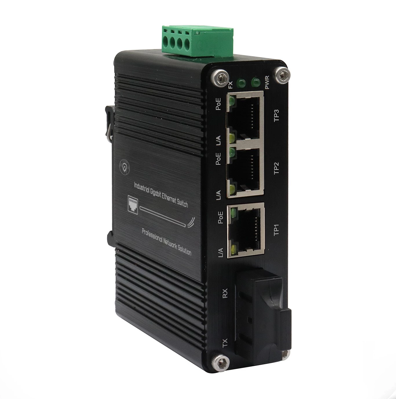 Rugged Industrial 3GE+1SC Gigabit PoE Switch