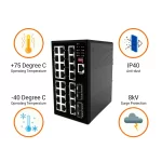 01 - Industrial Ethernet Switch Din Rail PoE Solutions