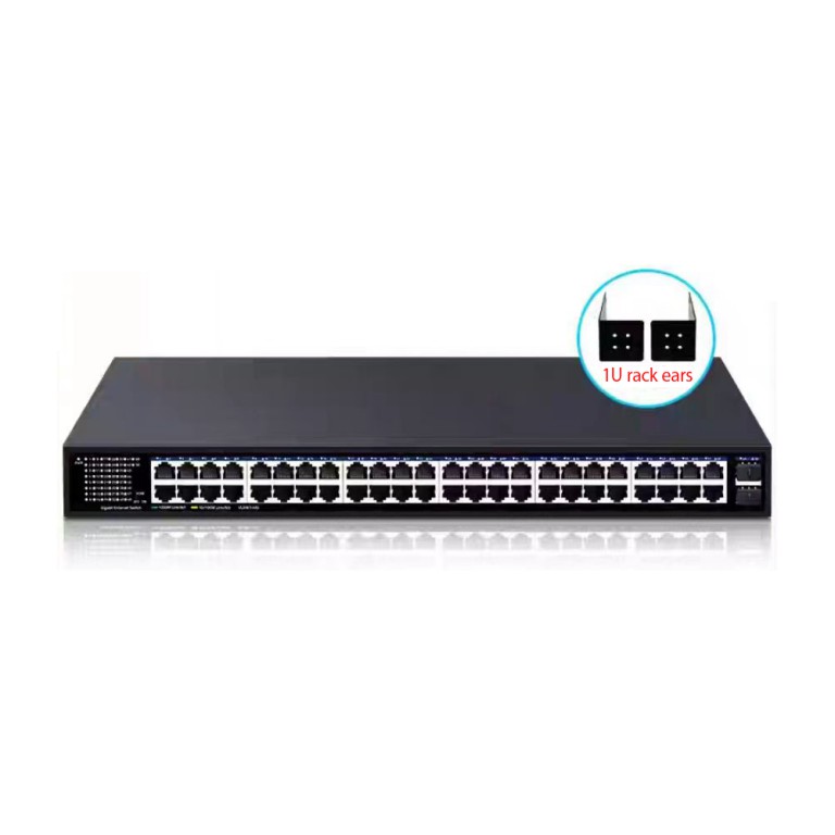 48 Port Gigabit Ethernet Switch 2×SFP Uplink Rackmount
