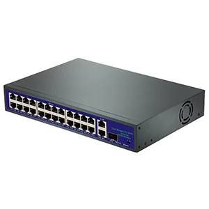 24+2+1 Full Gigabit Light Managed PoE Switch with Web/Cloud Management APP