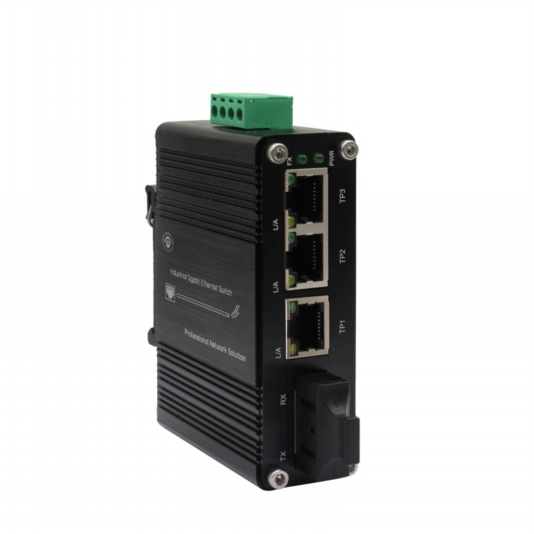 Rugged Industrial 3GE+1SC Gigabit Ethernet Switch