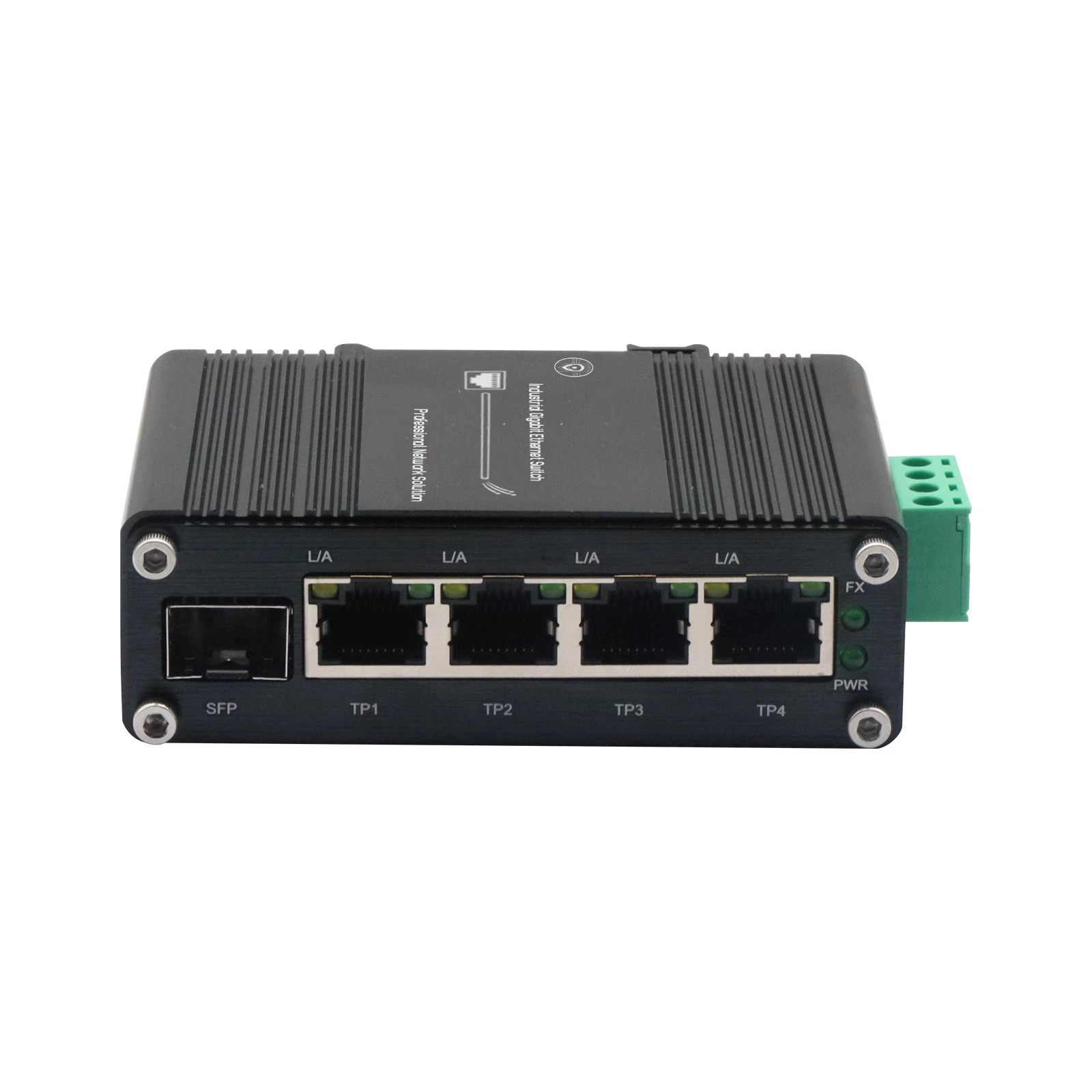 Rugged Industrial 4GE+1FX Gigabit Ethernet Switch