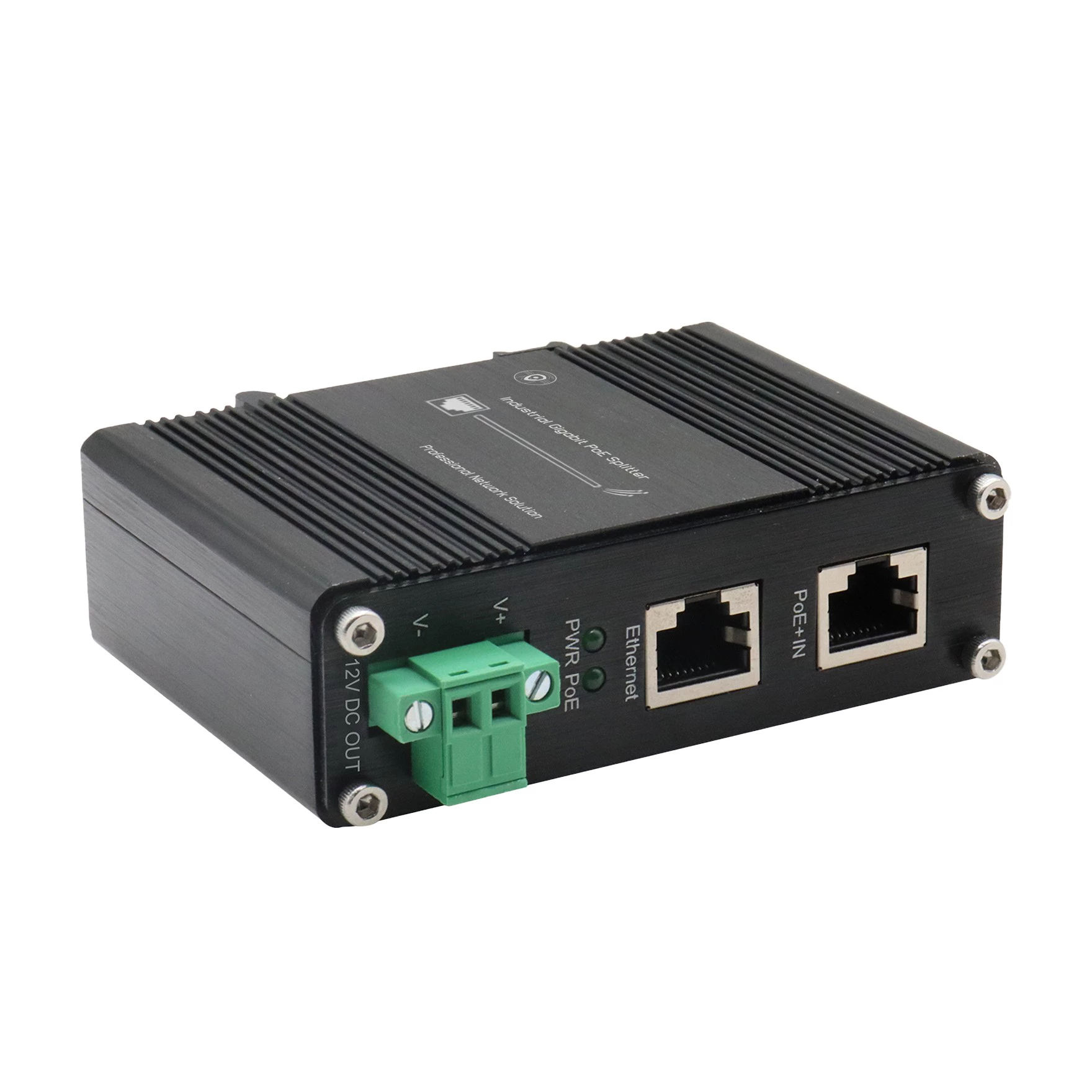Industrial 30W Gigabit PoE Splitter 5V DC Output