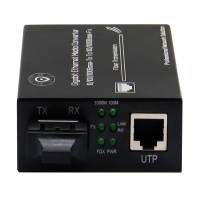 10/100/1000BASE-T to 100/1000BASE-X SC Media Converter